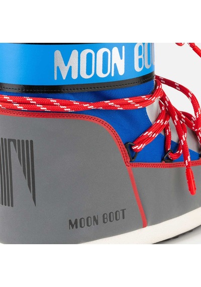 Hf04 Silver Blue Red Bot Kadın 80d1409650 Moon Boot Icon Low Space Racing Çok Renkli