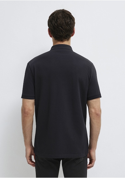 Mavi - Mavi Black Fermuarlı Siyah Polo Tişört 0613137-900 Siyah