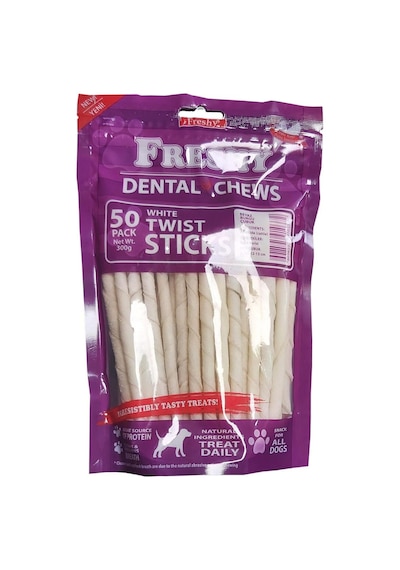 Freshy Dental Twists Beyaz Burgu Çubuk 50'li 300 G