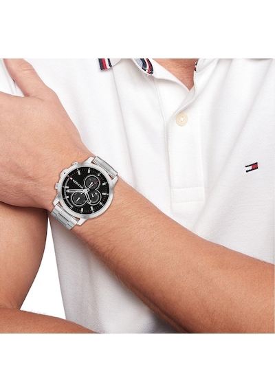 Tommy Hilfiger Gri Siyah Erkek Kol Saati Th1792048