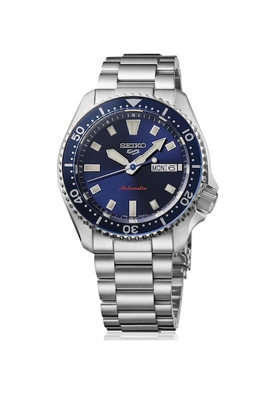 Seıko 5 Sports Srpl83 Pilsiz Otomatik Seramik Bezel Çelik Erkek Kol Saati Gümüş