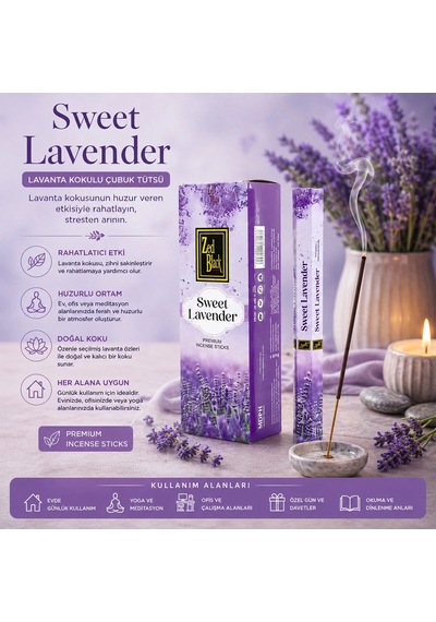 Lavanta Çubuk Tütsü Bx40