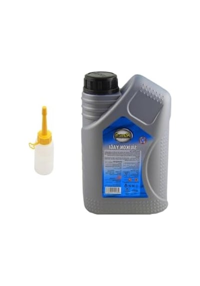 Isıya Dayanıklı Sıvı Silikon Yağı, Koşu Bandı Bakım Yağı 1 Litre Açık Kırmızı