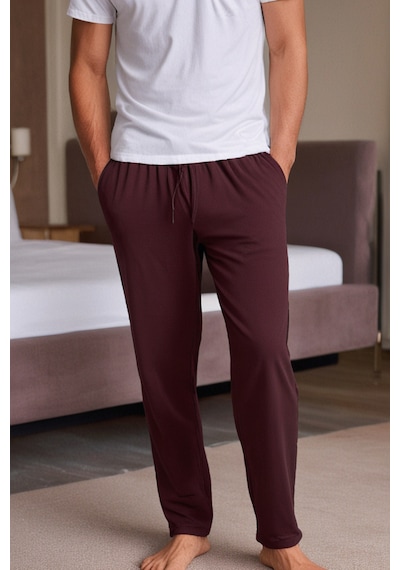 Elemge %100 Pamuk 2'li Süprem Erkek Pijama Altı Compact Penye Rahat Kalıp Cepli Ipli Terletmez Bordo - Haki Bordo-haki Elemge %100 Pamuk 2'li Süprem Erkek Pijama Altı Compact Penye Rahat Kalıp Cepli Ipli Terletmez Bordo - Haki Bordo-haki