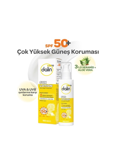 Dalin Care Güneş Losyonu Spf50+ 150 Ml