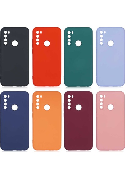 Xiaomi Redmi Note 8 Kılıf Zore Mara Lansman Kapak Pembe Açık