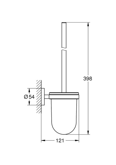 Grohe Tuvalet Fırçalık Essentials Hard Graphite - 40374a01 Diğer