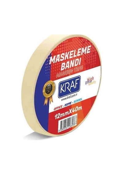 Kraf Maskeleme Bandı  12Mmx40M