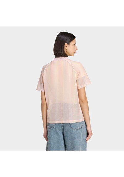 Adidas Originals Summer Glow Knitted Firebird Kadın Pembe Tişört Ky3161