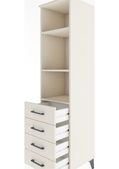Hyperion Dolap 3 Raflı 4 Çekmeceli 44x44x182 Aytaşı-aytaşı Aytaşı