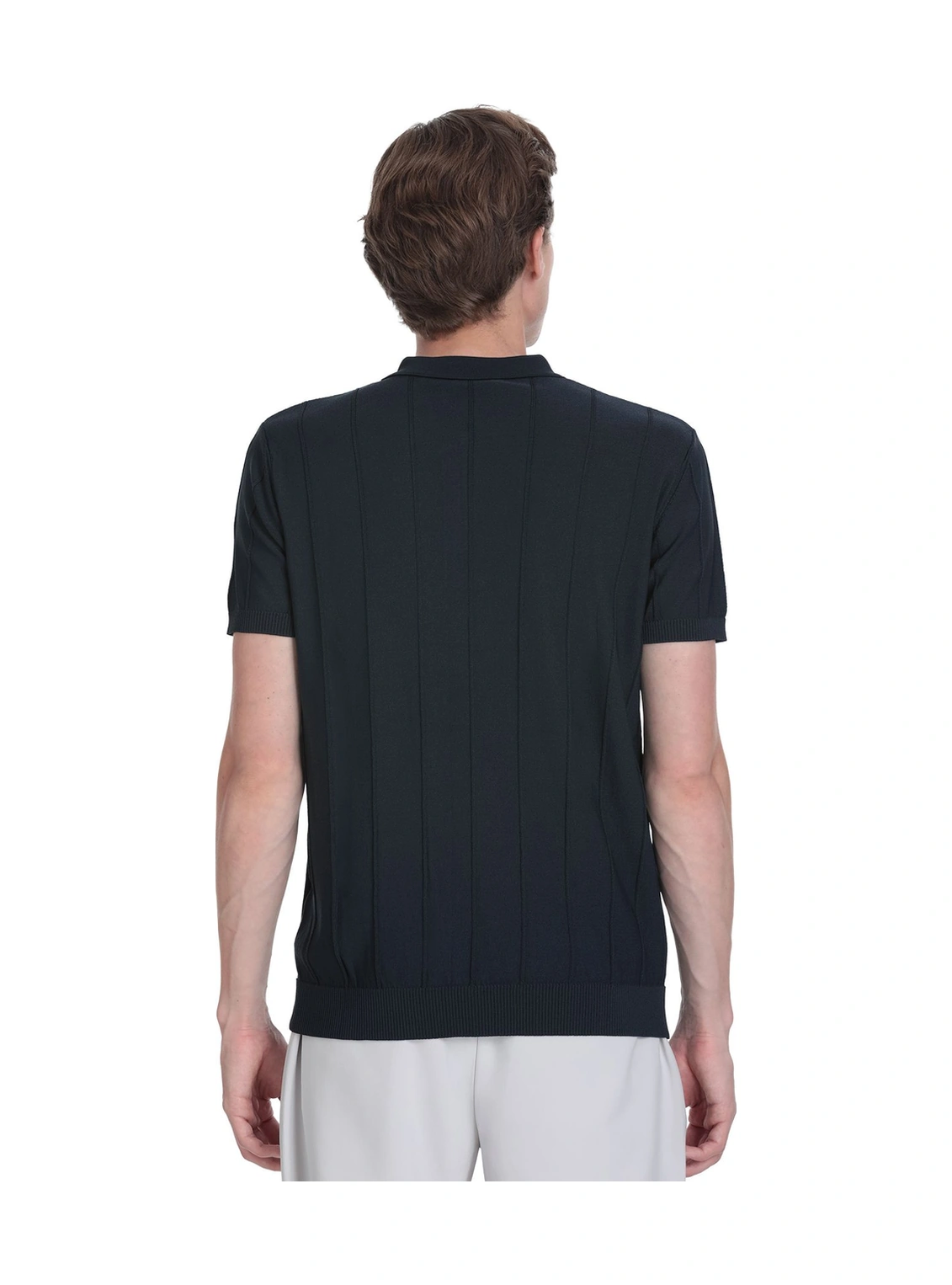 Hatemoğlu Lacivert Regular Fit Polo Yaka Rayon Tişört 35621 659126