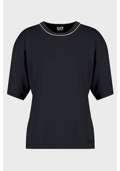 Ea7 Bayan T Shirt 7w000340 Af12956 Uc001 Siyah Siyah