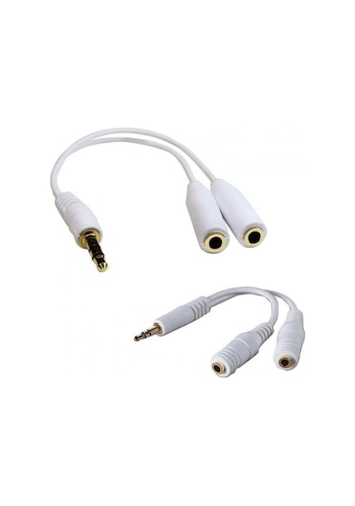 3.5mm Stereo Kulaklık AUX Çoklayıcı Dönüştürücü Kablo Altın Uçlu 3.5mm Stereo Kulaklık AUX Çoklayıcı Dönüştürücü Kablo Altın Uçlu