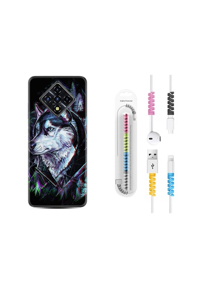 Infinix Zero 8 Kılıf Kablo Koruyuculu Dog Eyes 1761