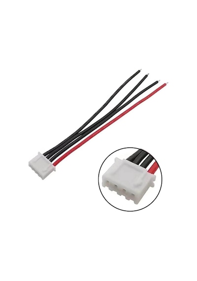 Jst-xh 2.54mm 4 Pin 26awg 20cm Tek Damarlı Dişi Bağlantı Kablosu