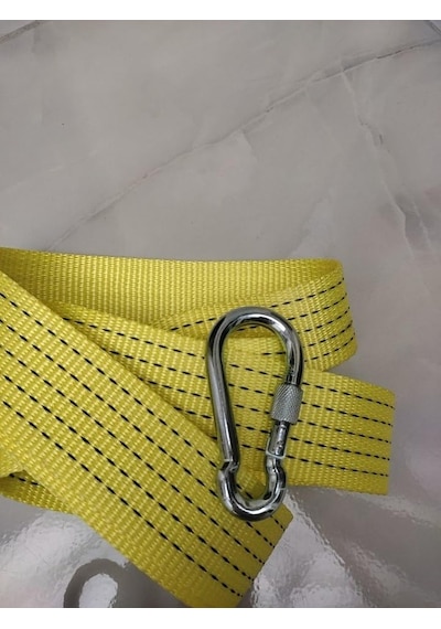 3 Ton Kapasiteli 3 M Çeki Halatı - 10 Mm Vidalı Metal Çengel İle Dayanıklı Alüminyum