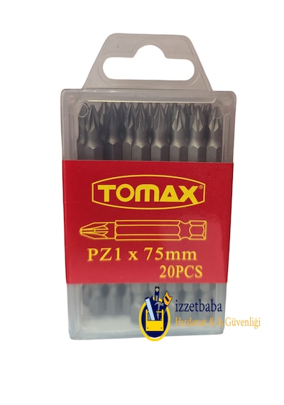 Tomax Pz1 X 75 Mm Bits Uç 20 Adet