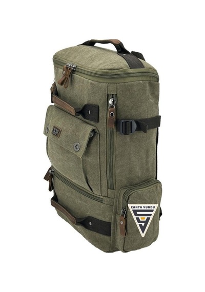Ççs London 51564 Xl Kanvas Sırt Çantası Haki