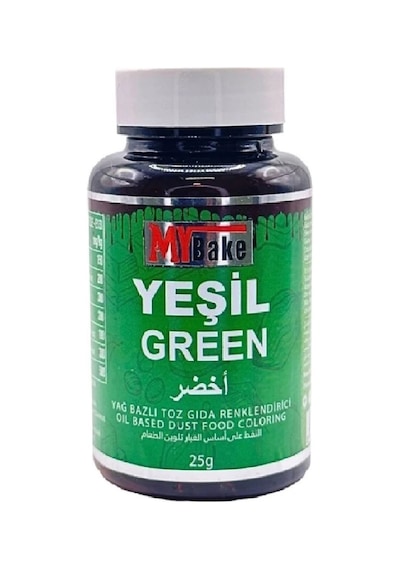 Yağ Bazlı Toz Boya May Bake 25 Gr Yeşil