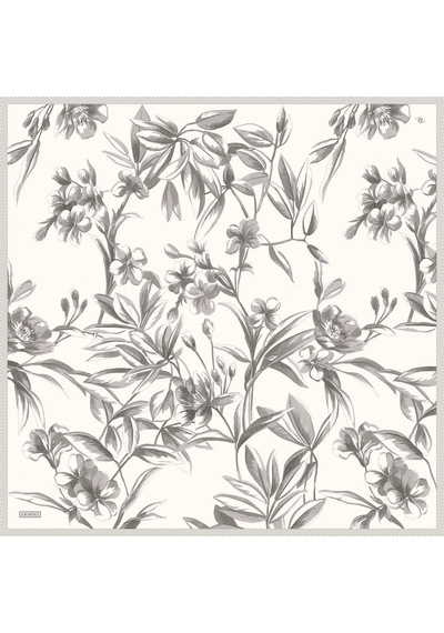 Armine Çiçek Desenli Saf İpek Sura Eşarp 9304 - 90 X 90 / Taş - 80 Taş - 80