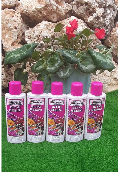 Çiçek Açan Süs Bitki Besin 225 ML 5 Adet Sıvı Çiçek Gübre Vitamin