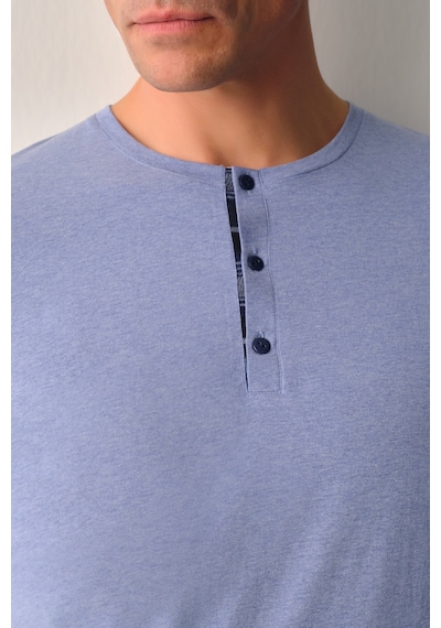 Suwen Ethan Erkek Pijama Takımı Sh267026601352 Lacivert