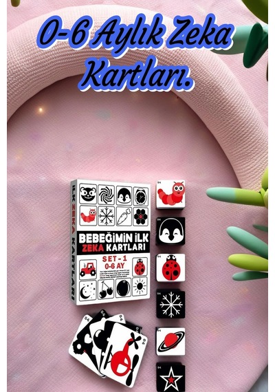 İlk Zeka Kartları Set-1 / 0-6 Ay
