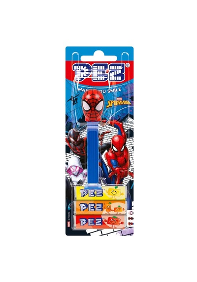 Pez Dispenser Spider-man Meyve Aromalı Şekerleme Makinesi Ve Şekerleme Yedekleri
