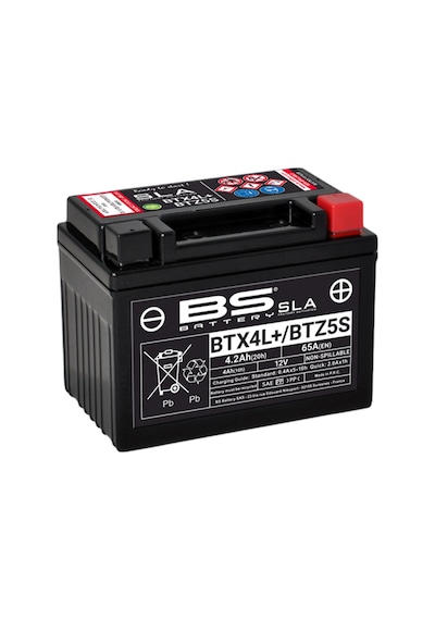 BS BATTERY BTX4L-BS+ / BTZ5S-BS Motosiklet Aküsü