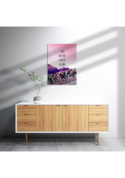 Cakasepetim Ahlap Tablo Bts Koreli Gençler You Never Walk Alone Ahşap Mdf Tablo