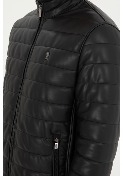 U.s. Polo Assn. Erkek Siyah Deri Mont-kaban 50297251-001 001sıyah