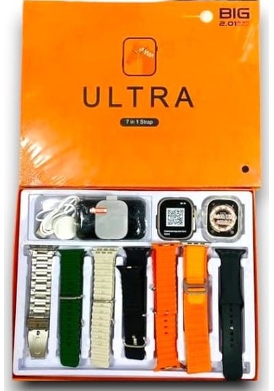Northcity Watch 8 Ultra 7 Kordonlu Akıllı Saat - 2.05" Ekranlı Spor Ve Sağlık Takibi