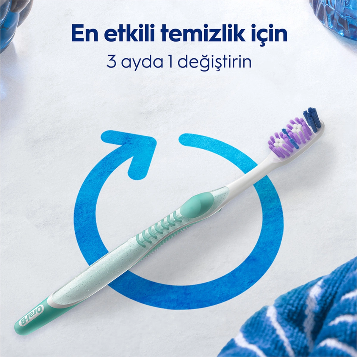 Oral-b Pro-3dwhite Advanced Beyazlık Diş Fırçası - Orta