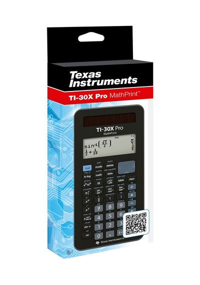 Texas Instruments Tı-30x Pro Mathprint Okul Hesap Makinesi 4 Satırlı Yüksek Çözünürlüklü Ekran, Güneş Enerjisi Ve Pille Çalışır , Siyah 124-Pembe