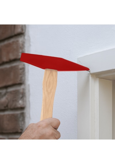 300gr Çelik Başlı Ergonomik Ahşap Saplı Çift Taraflı Çekiç