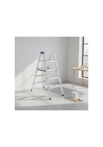 5+5 Çift Basamaklı Alüminyum Metal Merdiven 115 Cm, 24242453619