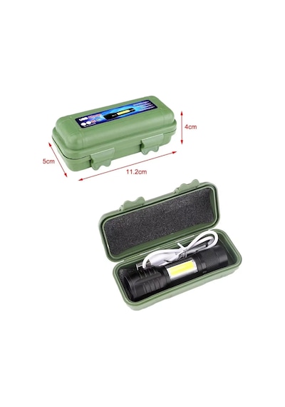 Wison Ws-5454 Cob Led Usb Şarjlı Mini El Feneri