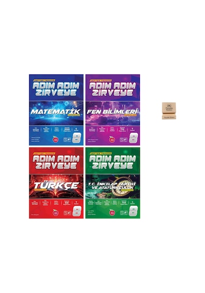 Newton Lgs 8. Sınıf Adım Adım Zirveye Matematik Fen Türkçe İnkılap Fasikülleri 4lü Set
