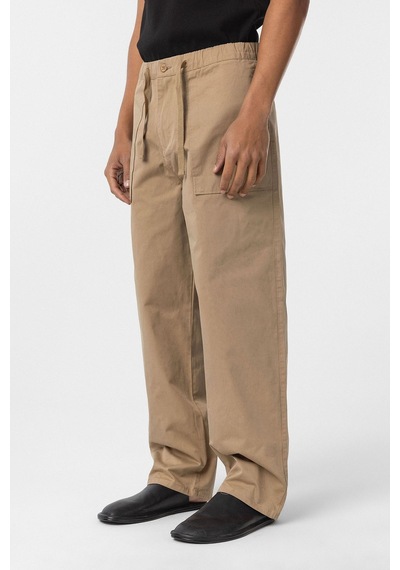 Vamos Baggy Fit Gabardin Pantolon Taba