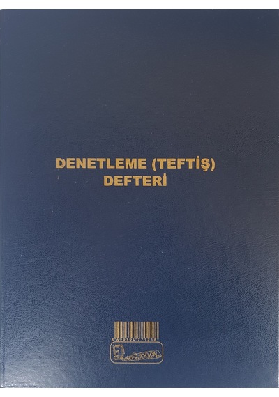 Kocaoluk Denetleme Teftiş Defteri Cilt Kapak 100 Yp.