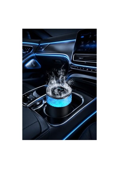 Şarjlı Buharlı Araç Parfüm Difüzörü, Aromalı Koku, 1000mah Acıbadem