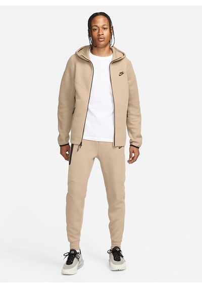 Nike Tech Fleece Full Zıp Hoodie Erkek Sweatshırt-fb7921-247 Kahverengi