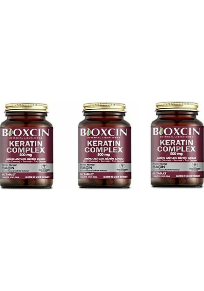 Bioxcin Keratin Komplex 500 Mg 60 Tablet 3 Lü Paket