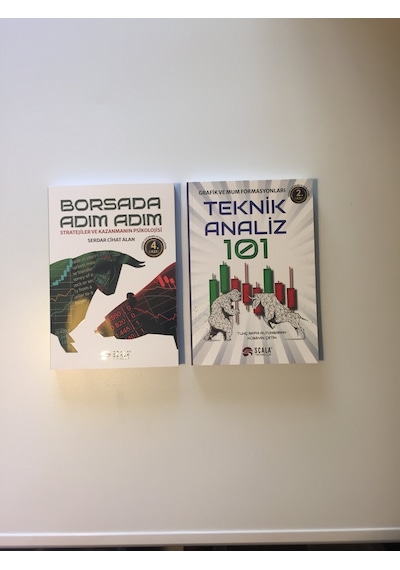 Borsada Adim Adim- Teknik Analiz 101 -2 Set Kitap