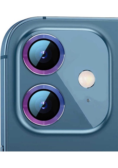 İphone 12 Mini Uyumlu Bto Cl-07 Kamera Frm Koruyucu-colorful Colorful