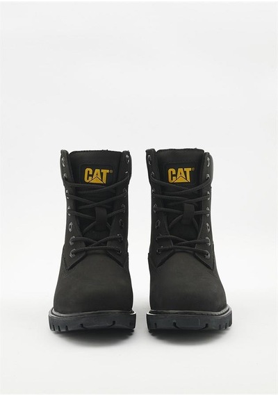 Caterpillar Clovis Black Nubuk Kadın Bot Siyah