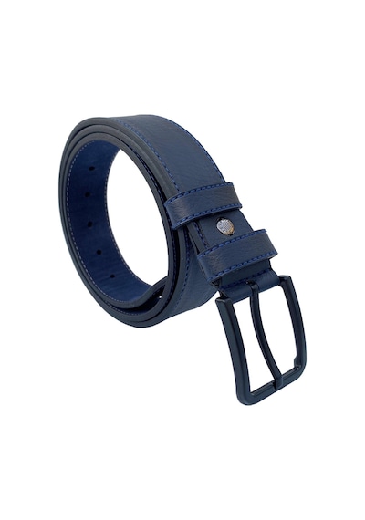 Süzer Deri Lacivert Suni Deri Mavi Dikişli Model 4 Cm.lik Unisex Spor Kemer - 9047 001 Lacivert