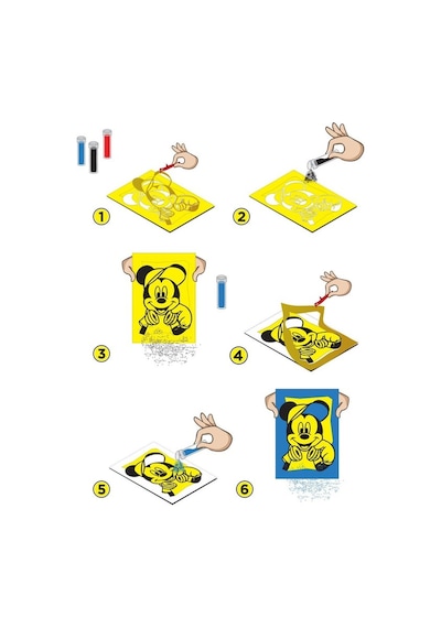 Eğitici Ve Eğlenceli Kum Boyama Seti-disney Mickey Mouse Ds-47