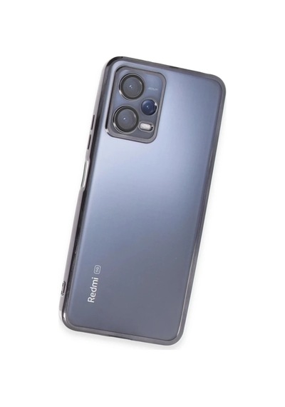 Xiaomi Redmi Note 12 5g Uyumlu Kılıf Lensli Silikon - Siyah