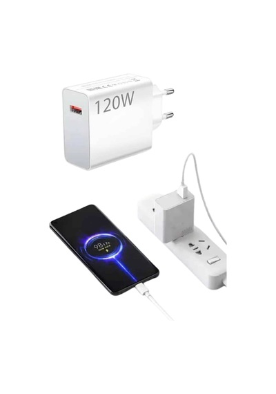 Turbo Hızlı Şarj Destekli 120w Usbc Şarj Seti